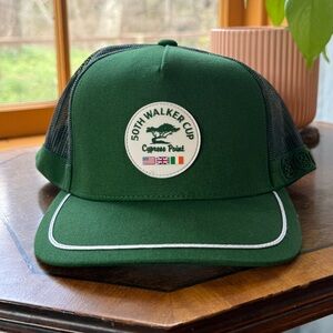 G/FORE Green and Black Trucker Hat